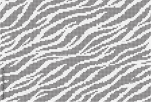 Halftone trendy zebra skin pattern background vector. Animal fur dotted vector background. Abstract seamless zebra stripe pattern.