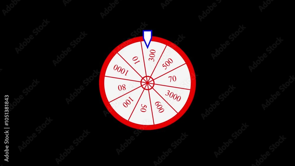 Fortune wheel spinning animation. Fate test game. Fortune lottery game concept. Fortune wheel spinning animation. Fate test game. Fortune lottery game concept.