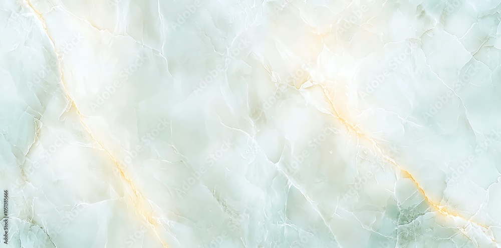 Fototapeta premium Elegant light teal marble texture with subtle golden veins, perfect for backgrounds, designs, and modern decor projects.