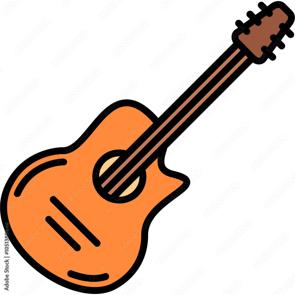 Fototapeta premium Acoustic Guitar icon