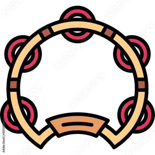 Tambourine icon