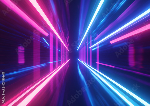 Wallpaper Mural Long exposure photograph of neon multi colour in an abstract swirl pattern against a black background. Light painting photography. Torontodigital.ca