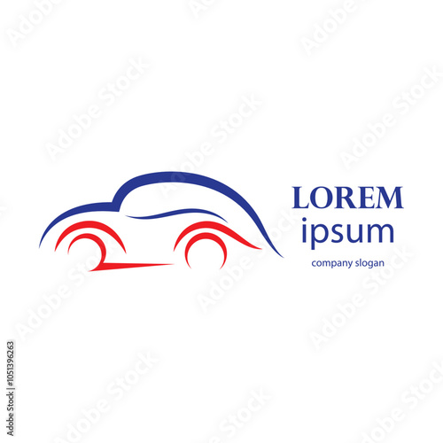 illustration of a car repair shop logo