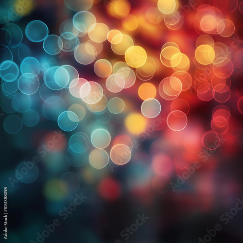 A colorful background with many small circles