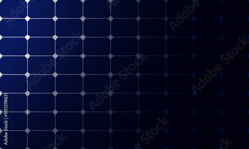 a solar panel array, showcasing the intricate grid pattern of photovoltaic cells.