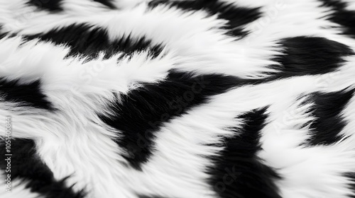 66. A detailed view of black and white zebra print fur against a white backdrop