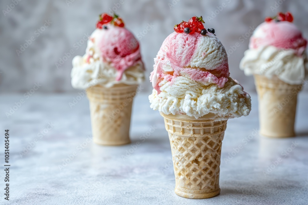 Detailed front view of appealing summer ice cream, displayed clearly on a clear background. Detailed front view of appealing summer ice cream, displayed clearly on a clear background.