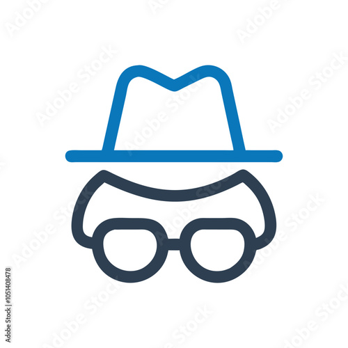 Spy Agent icon on white background