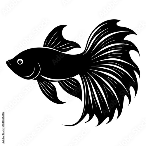 illustration of a betta fish