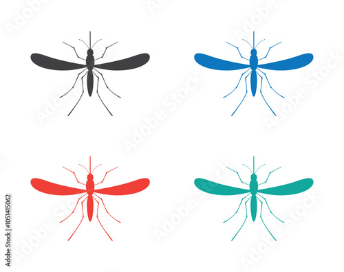 mosquito fly insect icon