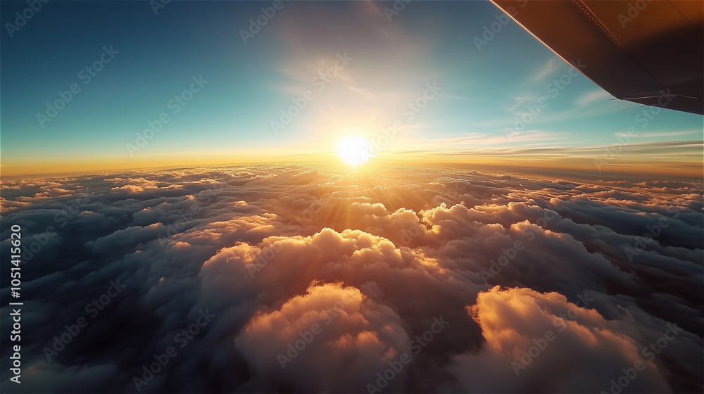 The sky from the plane, the glorious sky The sky from the plane, the glorious sky