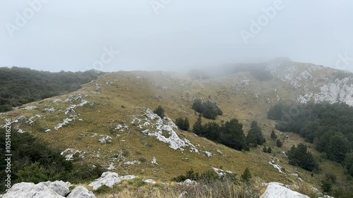 Velebit mountain in Croatia landscape