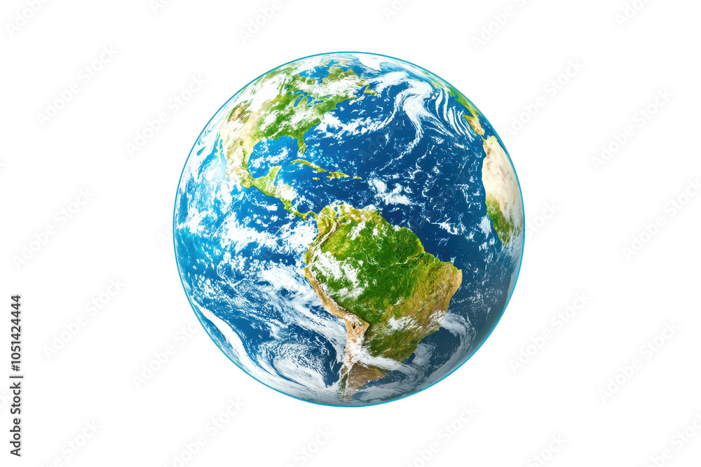 Vivid image of Earth from space, showcasing the blue oceans, green landmasses, and swirling clouds from a distant perspective. Vivid image of Earth from space, showcasing the blue oceans, green landmasses, and swirling clouds from a distant perspective.