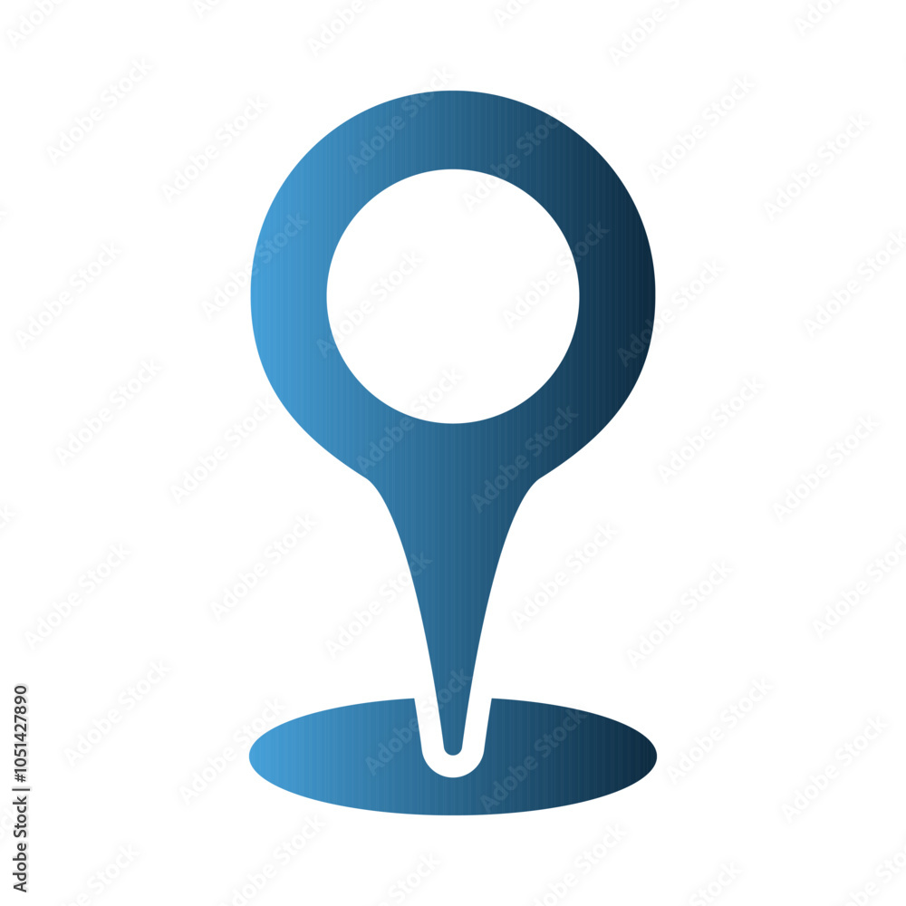 Pin location icon template Pin location icon template