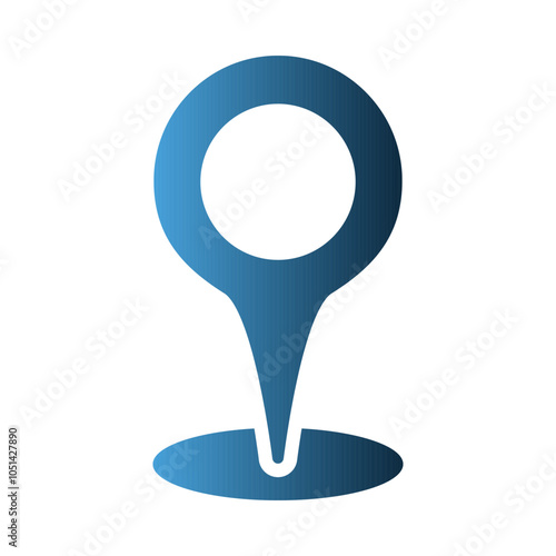 Pin location icon template