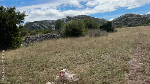 Velebit mountain in Croatia landscape