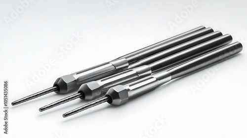 A heavy-duty screwdriver set featuring large handles and sturdy shafts, isolated on a white background.