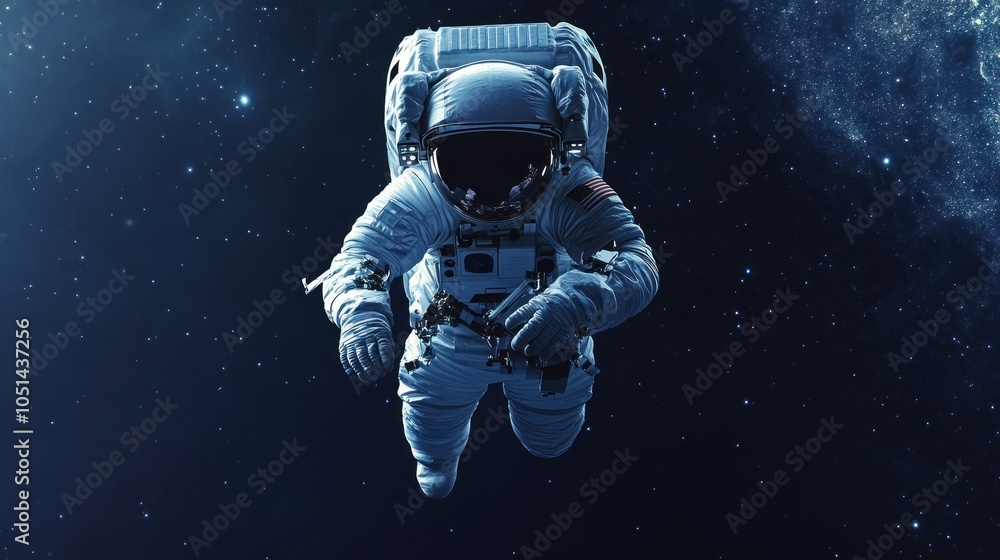 Astronaut Floating in Space Astronaut Floating in Space
