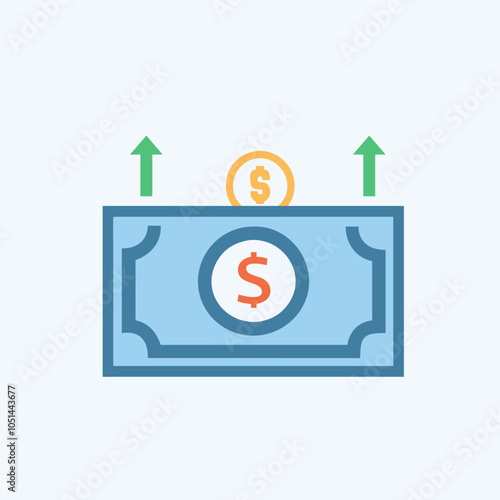 Cash Reserve Icon vector art image