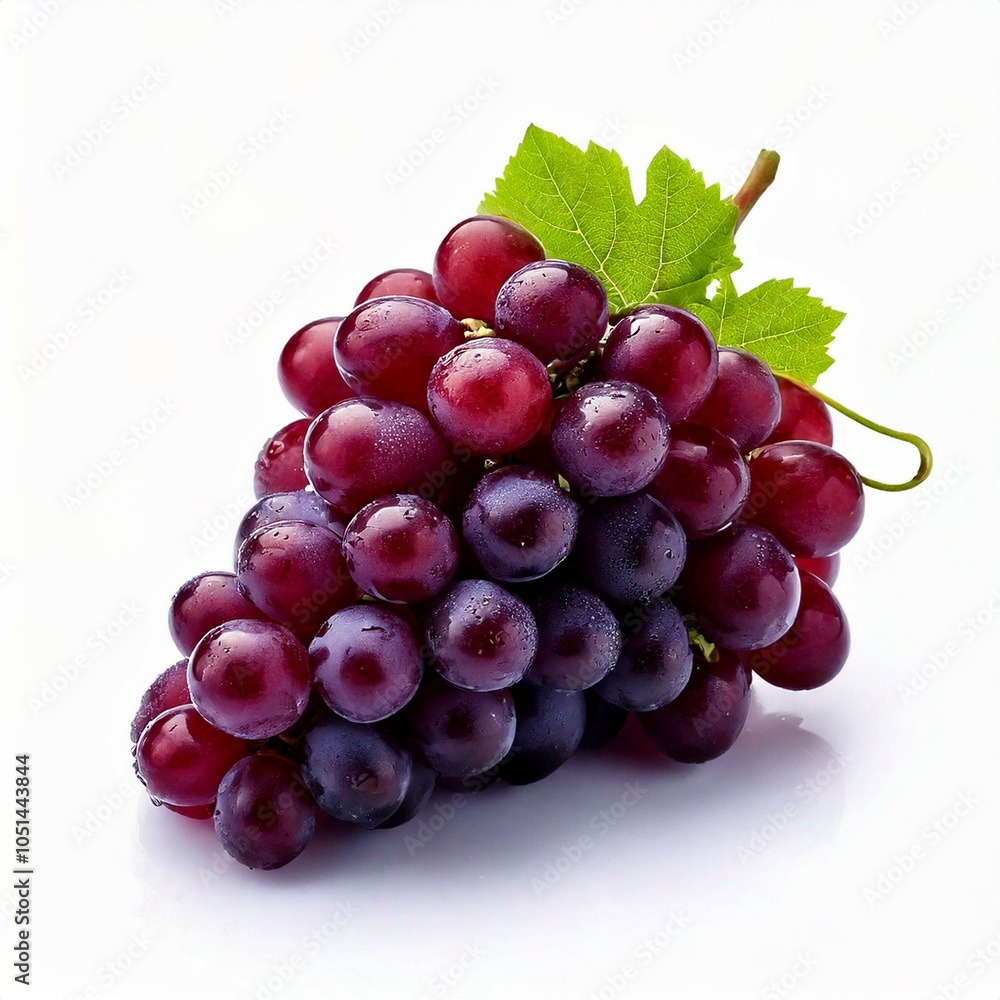 Fototapeta premium Grapes in in green and red colors