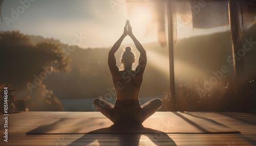 Meditation practice for mindfulness and inner peace, healthy lifestyle