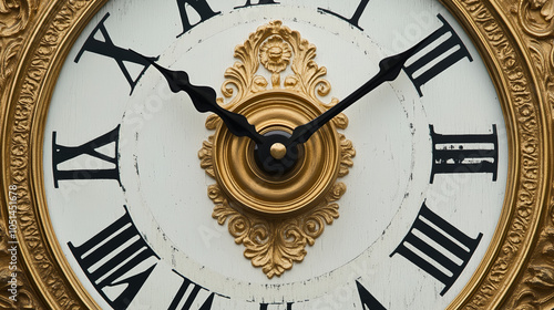 old clock face