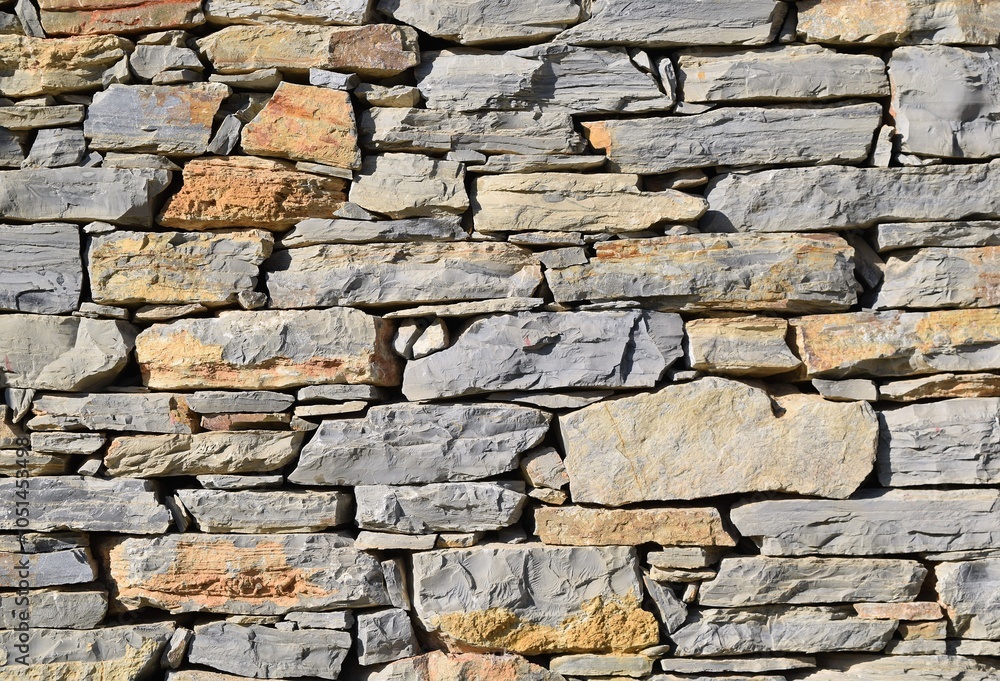 Fototapeta premium Fragment of an antique wall in an ancient city