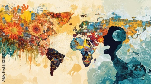 A rare international observance poster featuring days like 'World Toilet Day' and 'International Day of Light,' with thought-provoking imagery and a global focus