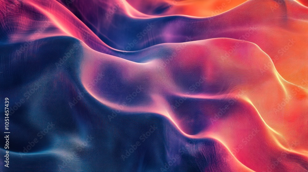 Obraz premium Abstract Colorful Fabric Swirls