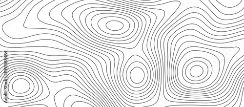 Abstract white wave paper curved reliefs background design. The black on white contours topography stylized relief diagram line wave carve pattern background.