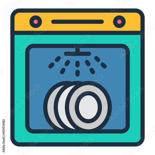 Dishwasher Icon