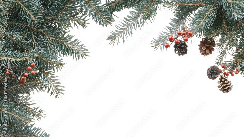 Christmas line horizontal border plant tree white background.
Christmas line horizontal border plant tree white background.