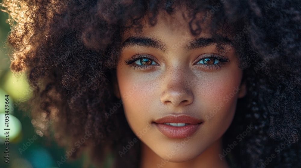 Curls and confidence, Generative AI Curls and confidence, Generative AI