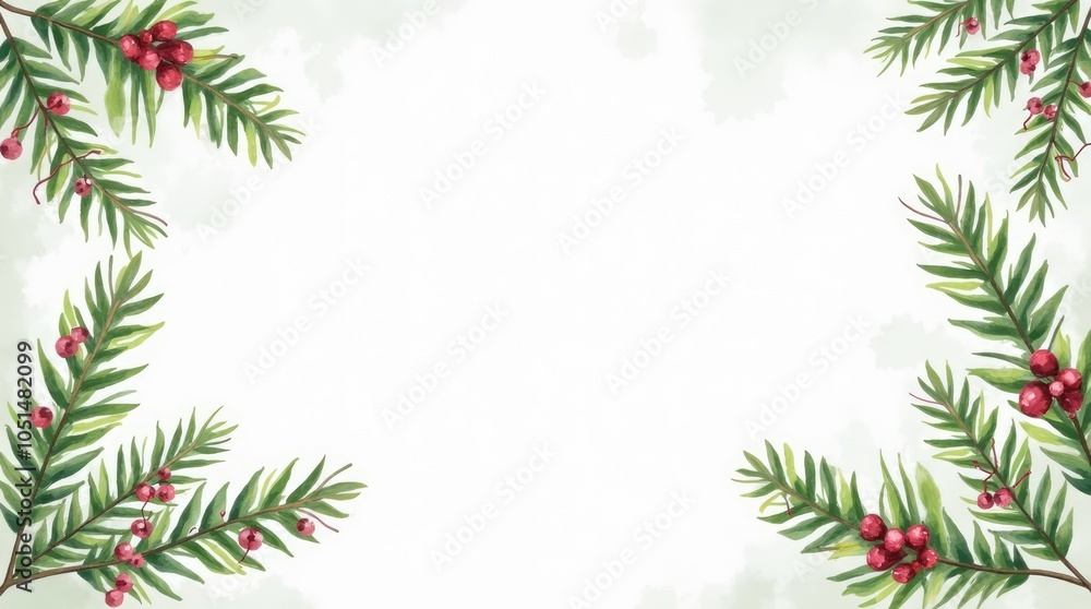 Christmas tree border branches. Xmas pine branches. New year tree banner. Fir tree frame Christmas tree border branches. Xmas pine branches. New year tree banner. Fir tree frame