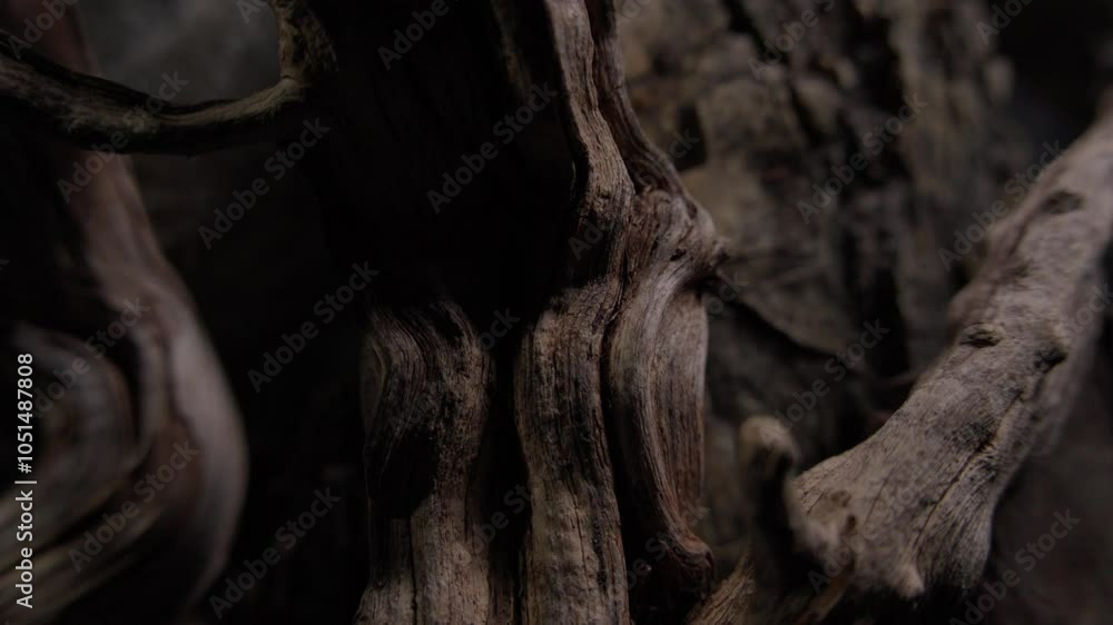Gnarled Wood Texture in Shadow Gnarled Wood Texture in Shadow