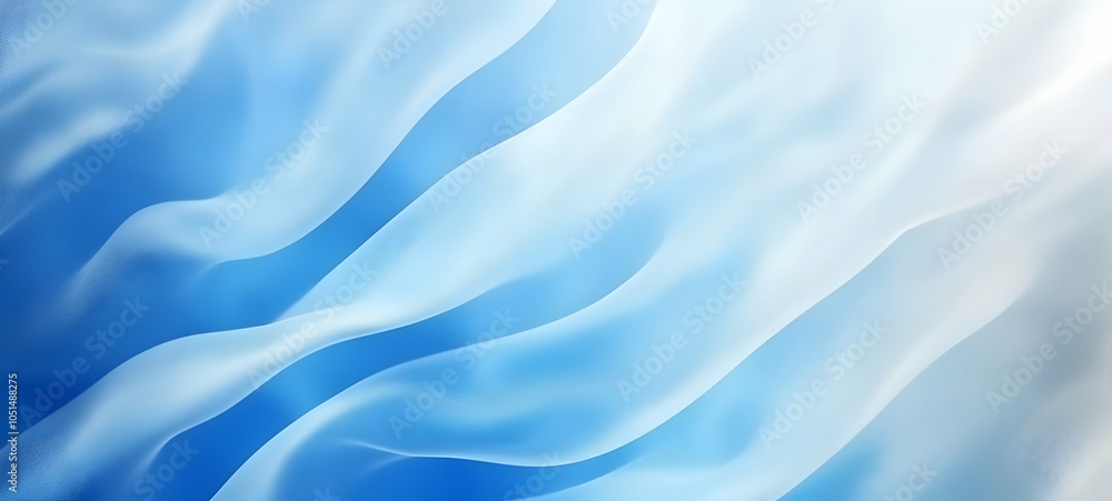 Fototapeta premium Soft White Gradient with Blurred Edges
