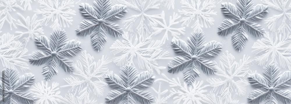 Snowflakes on glass pane, intricate winter patterns, delicate natural details Snowflakes on glass pane, intricate winter patterns, delicate natural details