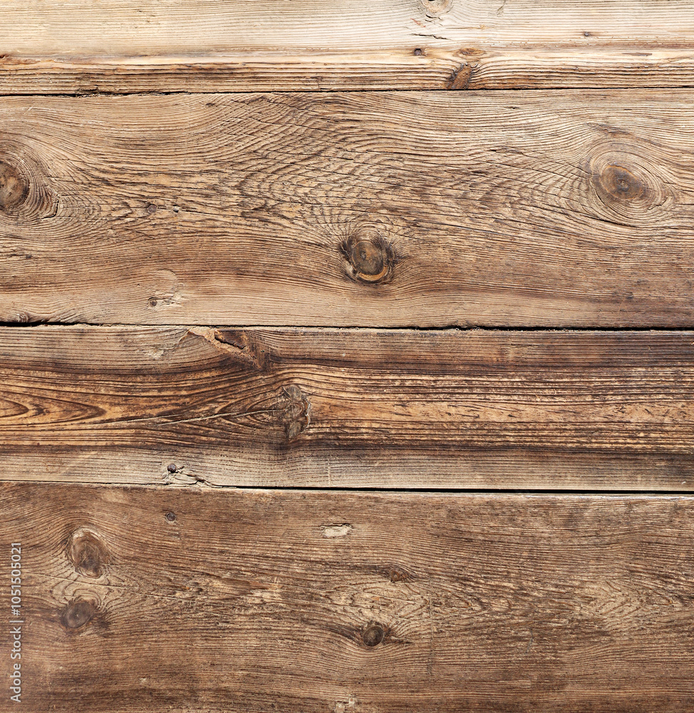 Φωτογραφία Texture of old wooden boards of brown color