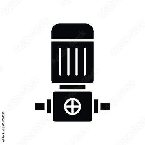 water pump icon vector design template simple and clean