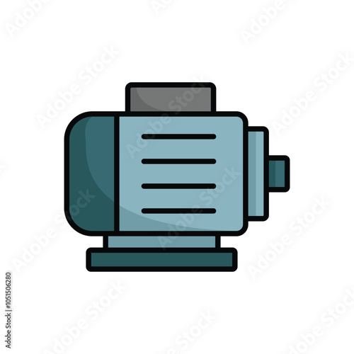 water pump icon vector design template simple and clean