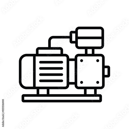 water pump icon vector design template simple and clean