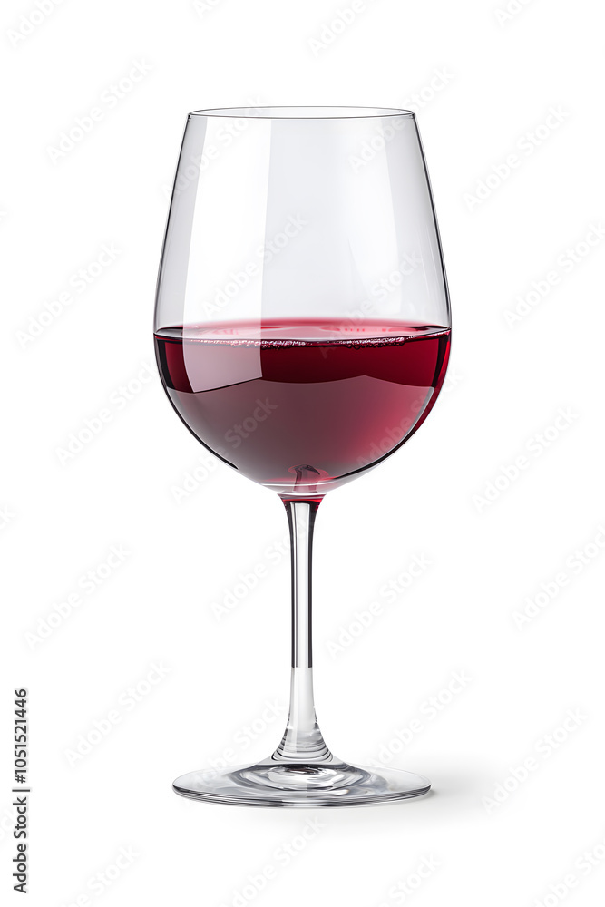 Glass of red wine isolated on white background Glass of red wine isolated on white background