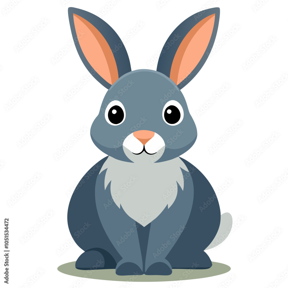 Obraz premium rabbit with a smile no background