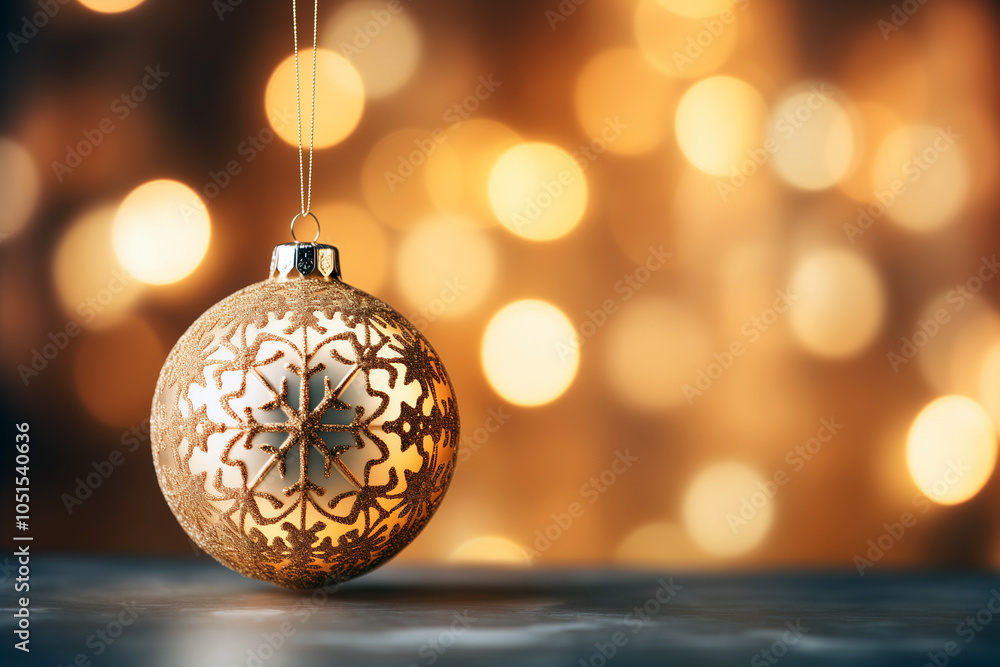 A sparkling snowflake ornament adds a festive touch to winter’s magical atmosphere. A sparkling snowflake ornament adds a festive touch to winter’s magical atmosphere.