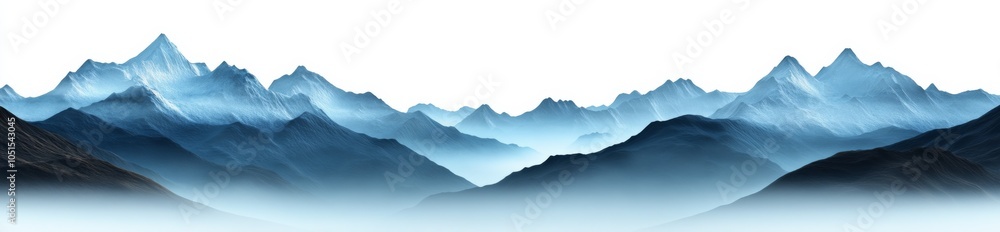 Fototapeta premium Majestic mountain peaks in a picturesque