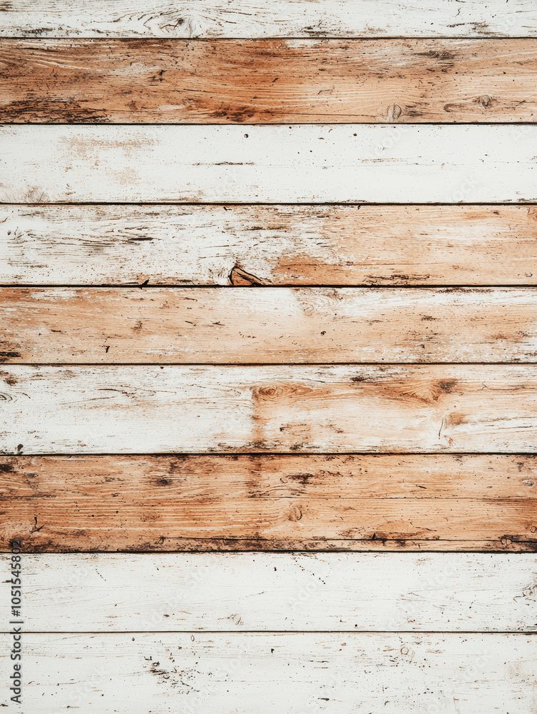 Obraz premium Textured wooden background with a rustic, weathered appearance, showcasing natural wood grain patterns.