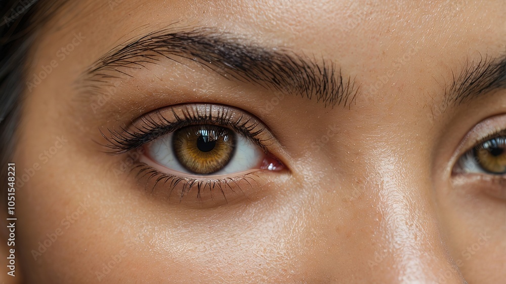 Obraz premium Amazing shot of beautiful Asian woman's eye.