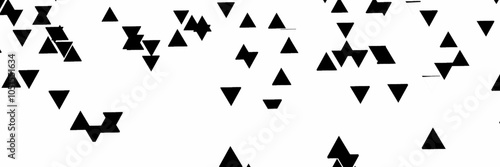 black triangle scattered on white background wallpaper design Free Download black triangle scattered on white background wallpaper design - GFXLoad