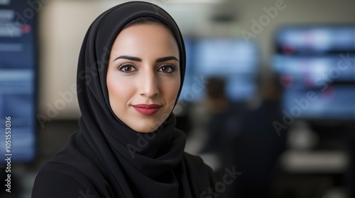 A successful female CEO leading a modern executive team in a dynamic office environment, showcasing leadership and innovation during a strategic meeting