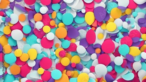 colorful balloons background